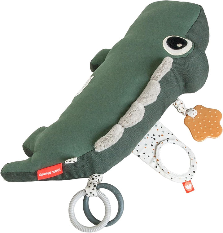 Done by Deer Spielkissen Croco Grün – Bauchzeit Babyspielzeug 0-6 Monate – Aktivitätsspielzeug Lager