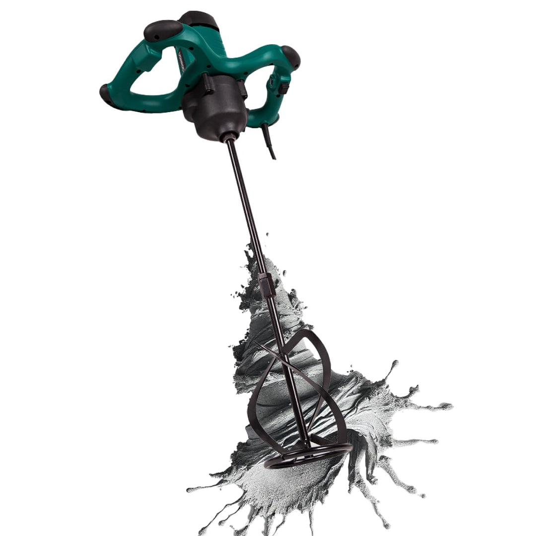 VONROC Farb-/Zementmischer 1800 W – 2 Beschleunigungsstufen – Soft Start – Konstant-Elektronik – 3 m