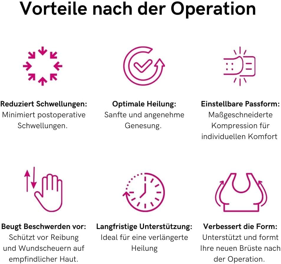 LIPOELASTIC Postoperativer Kompressions-BH PI extra Weiss XXL