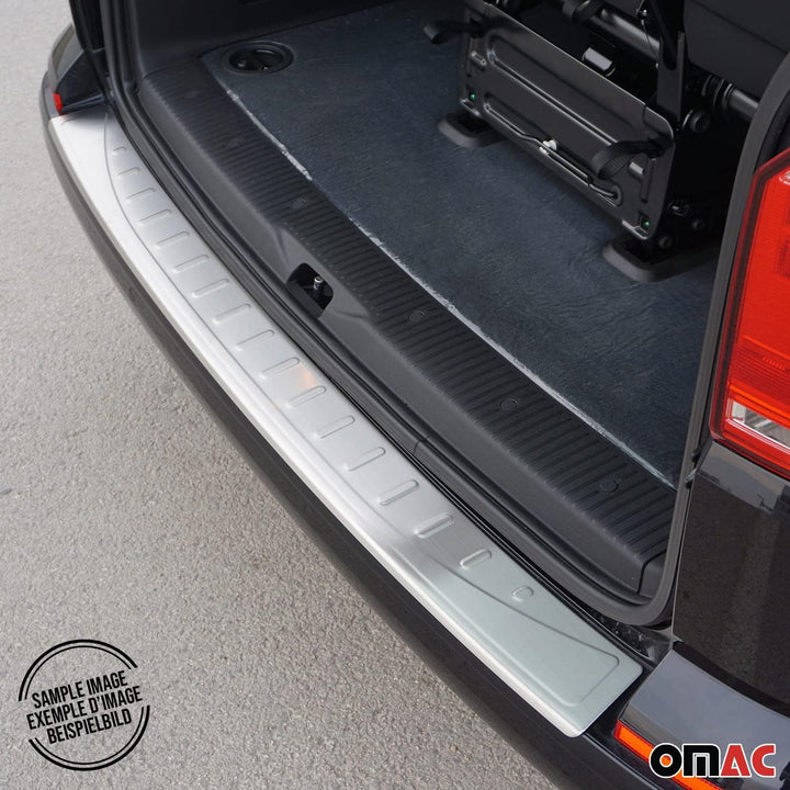 OMAC Ladekantenschutz Stossstangenschutz kompatibel mit Skoda Kodiaq NS7 2017-24 Chrom Gebürstet Kod
