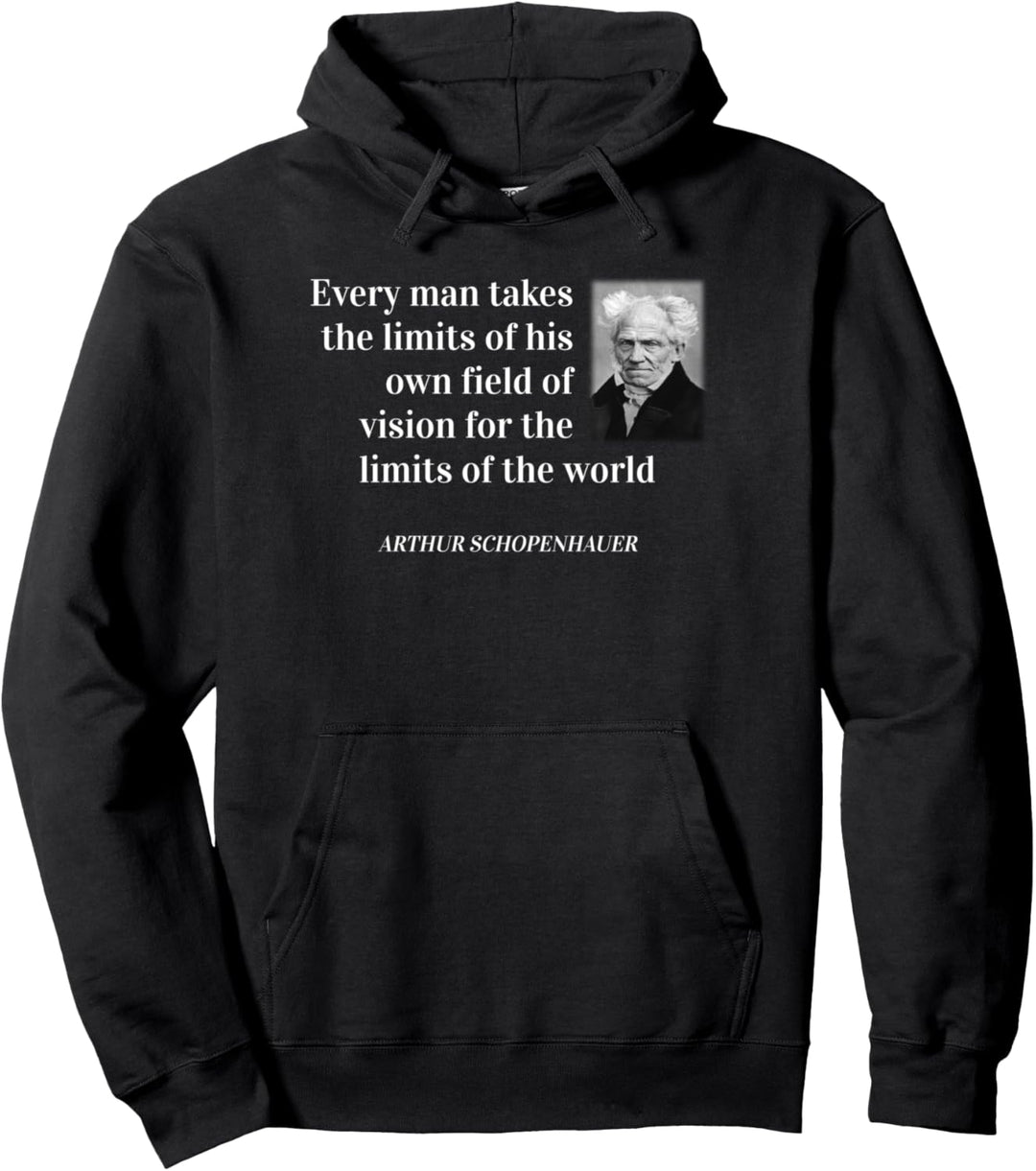 Arthur Schopenhauer Philosophie Zitat Pullover Hoodie