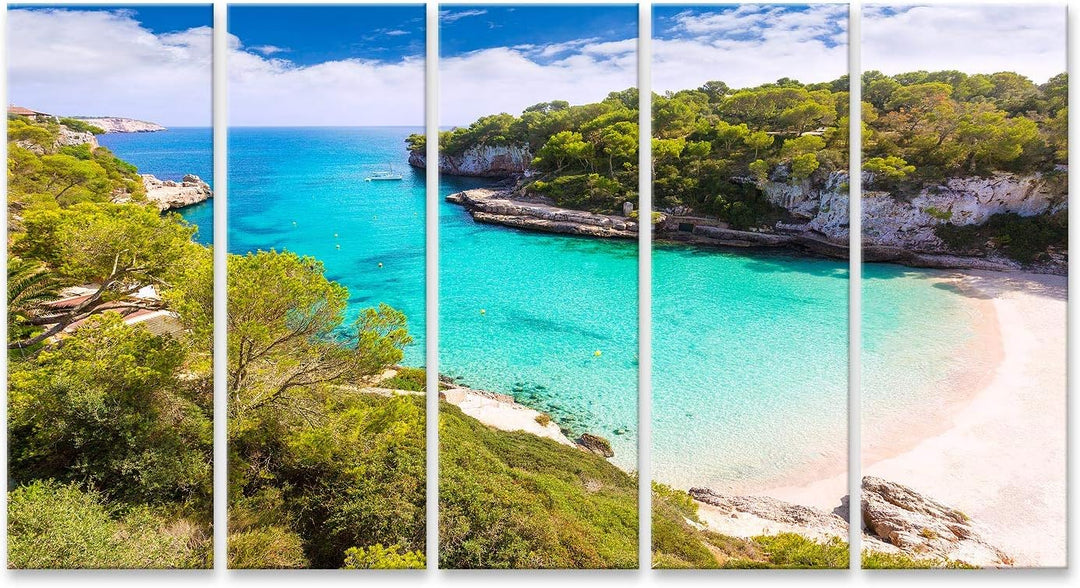 islandburner Bild auf Leinwand Mallorca Cala Llombards Santanyi Strand Mallorca Baleareninsel Spanie