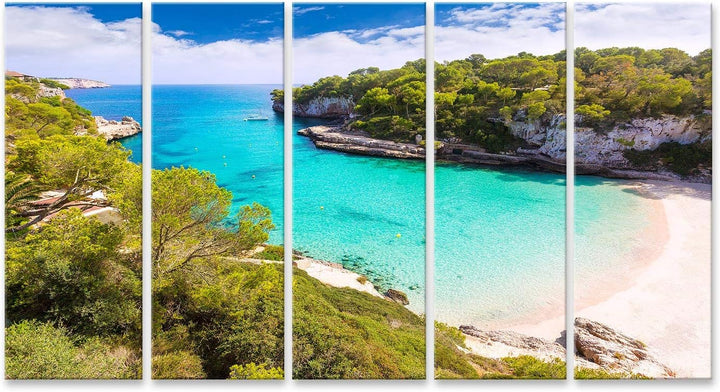 islandburner Bild auf Leinwand Mallorca Cala Llombards Santanyi Strand Mallorca Baleareninsel Spanie