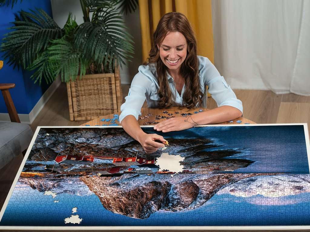 Ravensburger Puzzle 17081 - Hamnoy, Lofoten - 3000 Teile Puzzle für Erwachsene und Kinder ab 14 Jahr