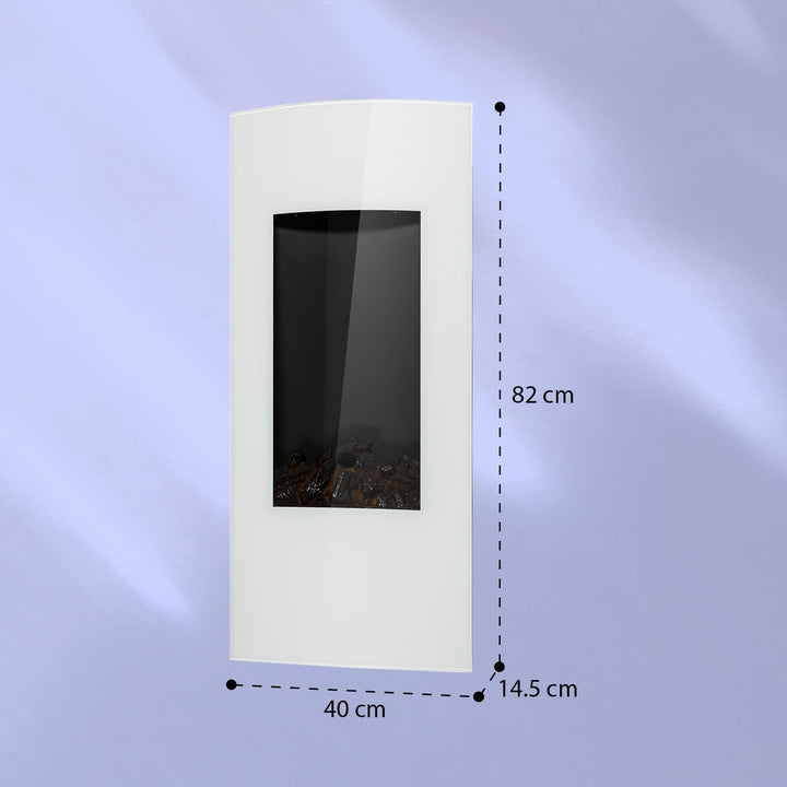 Klarstein Elektrokamin, Elektro Heizungen für Wohnzimmer & Innenräume, Elektrischer Kamin mit LED Fl