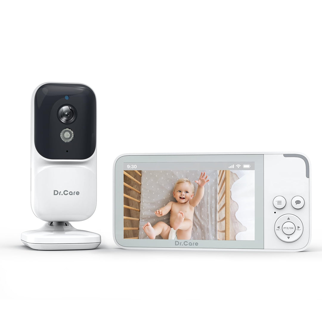 Dr. Care NeoView Video-Babyphone – 3,5” Bildschirm, 2-Wege-Audio, Video-Schleifenaufnahme, Nachtsich