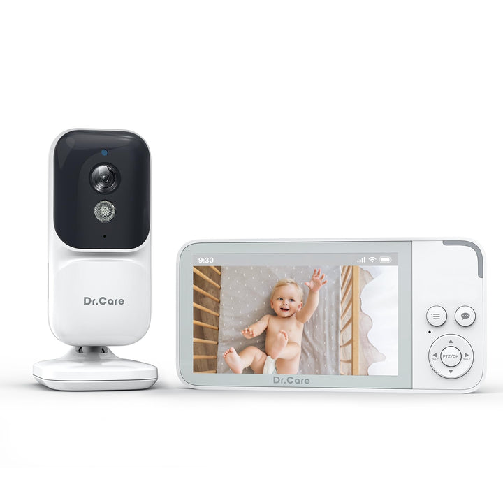 Dr. Care NeoView Video-Babyphone – 3,5” Bildschirm, 2-Wege-Audio, Video-Schleifenaufnahme, Nachtsich