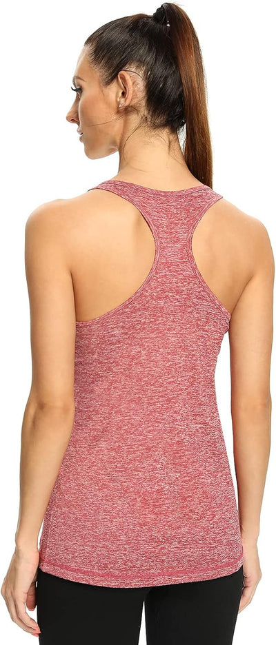 vislivin Sport-Tanktops für Damen Racerback Yoga Athletic Tanks Frauen Lauftraining Gym Unterhemd -