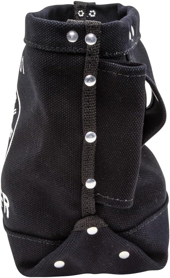 Klein Tools 5416TFR Werkzeugtasche, schwer entflammbare Canvas-Tasche für Bolzenaufbewahrung mit dop