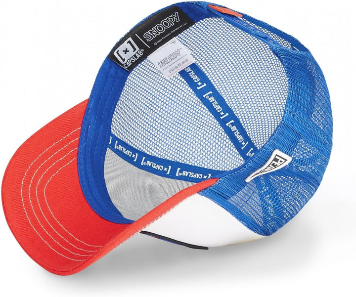 Capslab Snoopy Cap, Weiss, blau, One size
