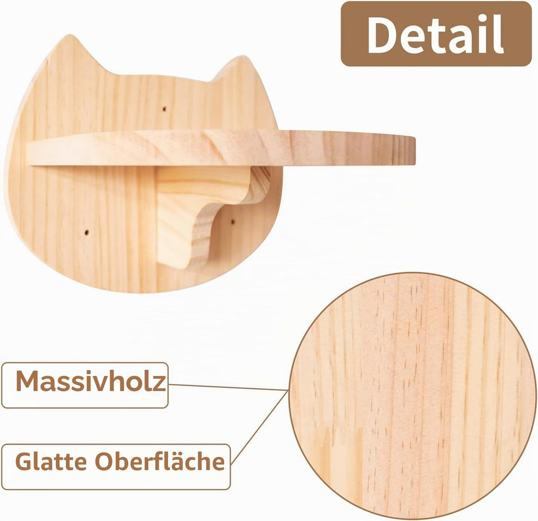 kletterwand Katzen Wand montierte Katze-Hängematte ﻿Katze Kletterwandmit Katzentreppe für die Wand,