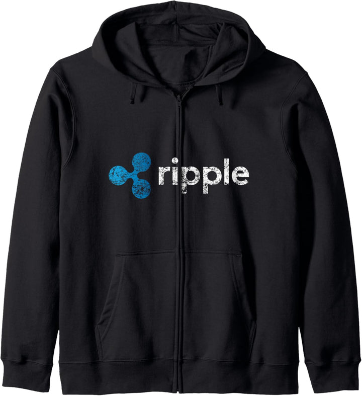 Ripple Logo Crypto XRP Coin Hodler Fan Kapuzenjacke