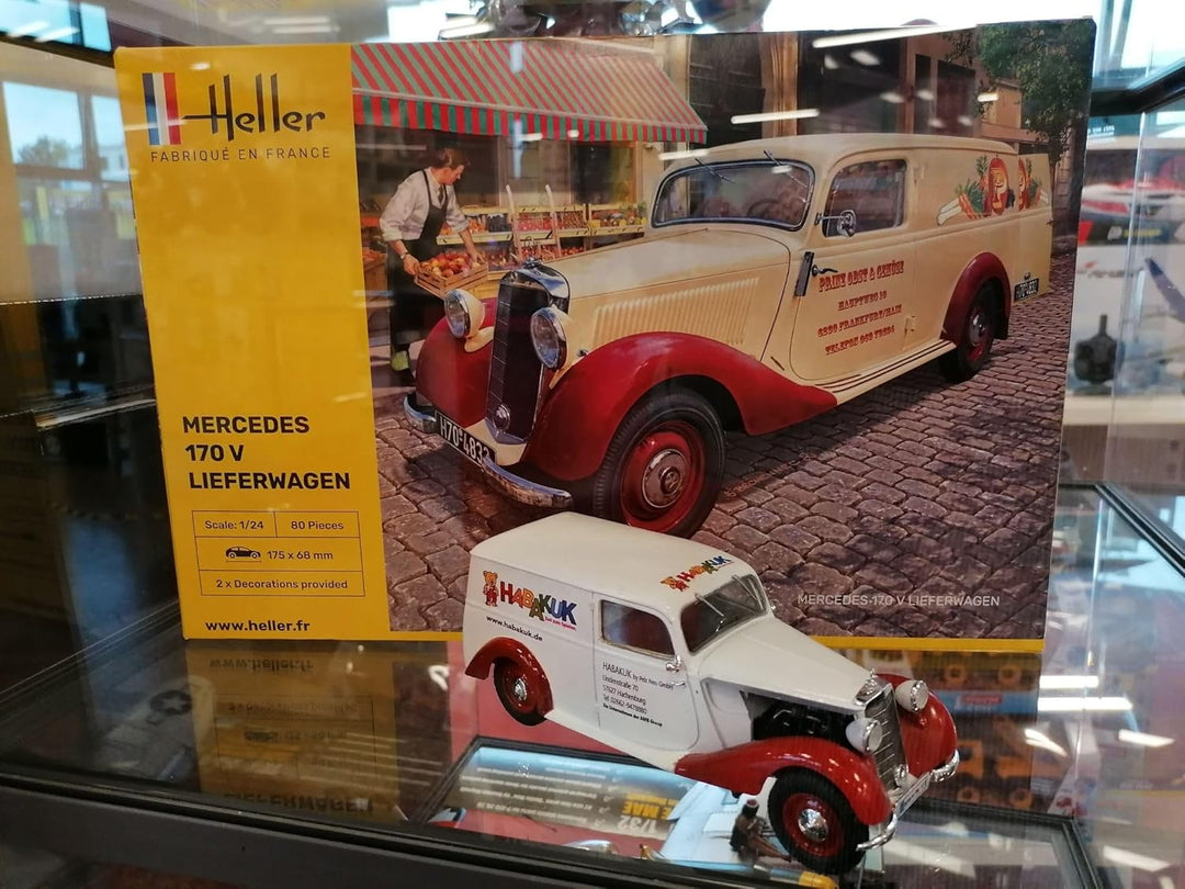 Heller Maquette Voiture : Starter Kit : Mb 170 Lieferwagen