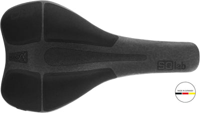 SQlab Unisex – Erwachsene GmbH Trekking Fahrradsattel 17 cm Schwarz, 17 cm Schwarz