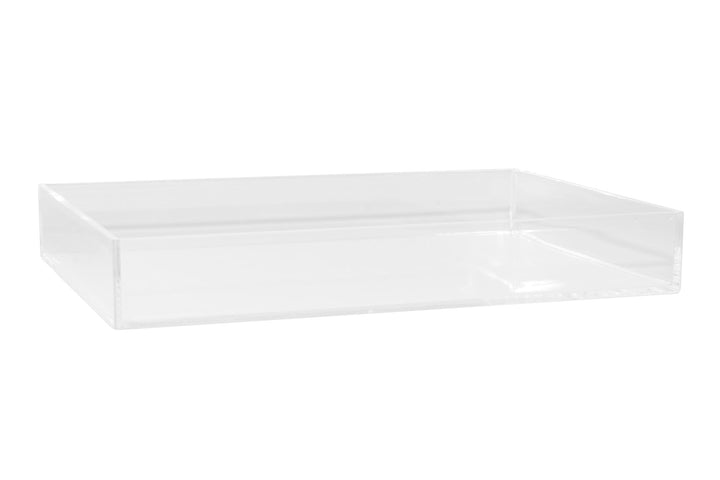 Fantasia Acryl Tablett Kunststoff Tablett Transparent zur Make Up Aufbewahrung von Kosmetik Pinsel u