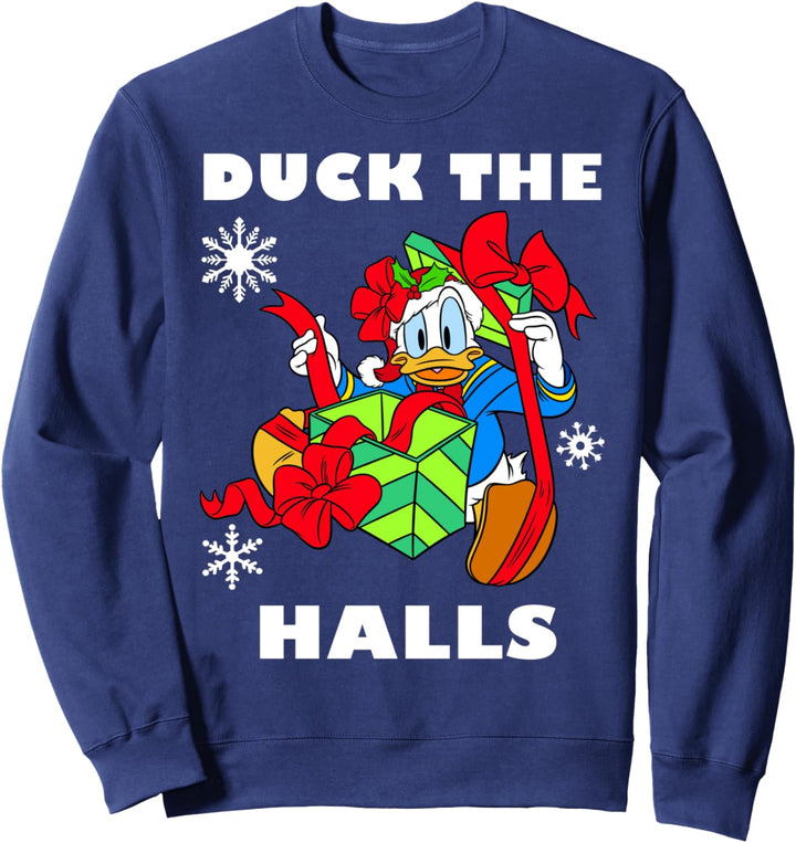 Disney Mickey And Friends Weihnachten Donald Duck The Halls Sweatshirt