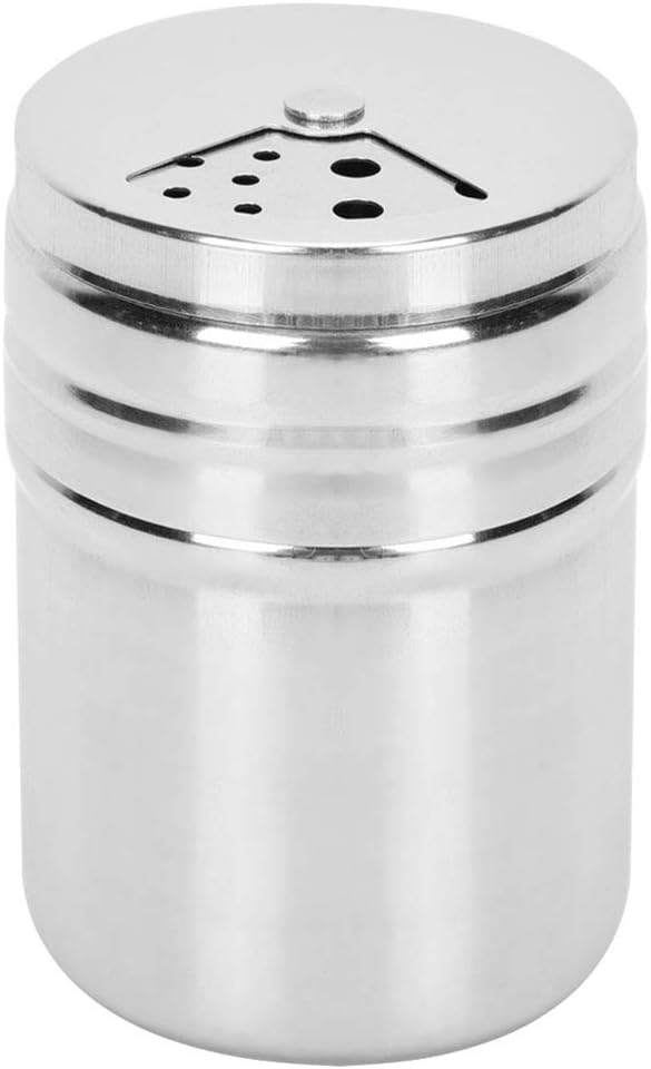 Gewürzglas,6Pcs Gewürzglas Pfeffer Salz Topf Gewürzdose mit Aufbewahrungstasche Outdoor Camping BBQ