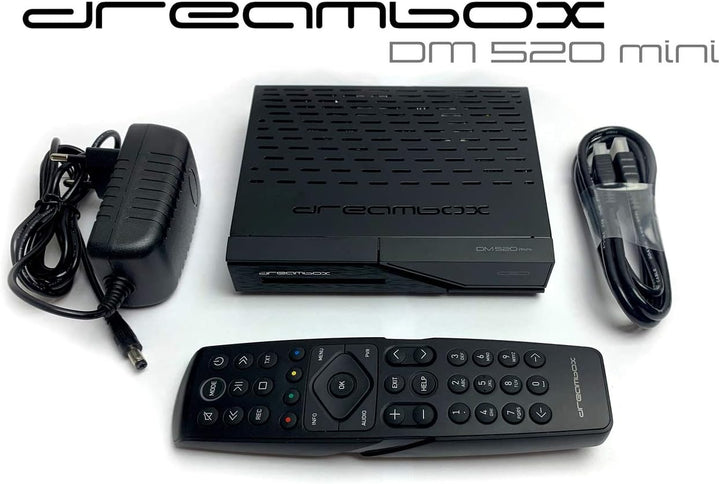 Dreambox DM520 Mini HD 1x DVB-S2 Tuner PVR Ready Full HD 1080p H.265 Linux Receiver