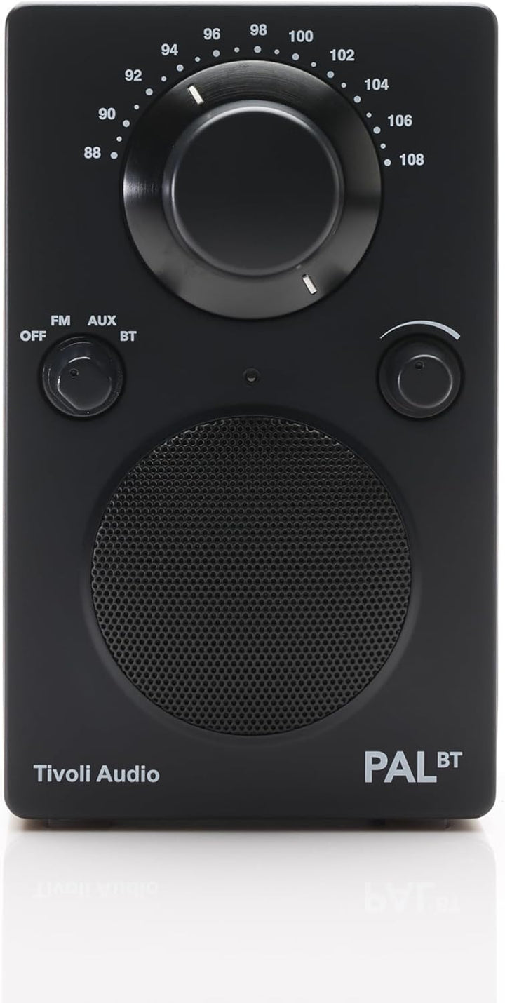Tivoli Audio PAL BT (Gen 3) FM-Radio, Bluetooth, tragbar, USB-C, Schwarz, Schwarz