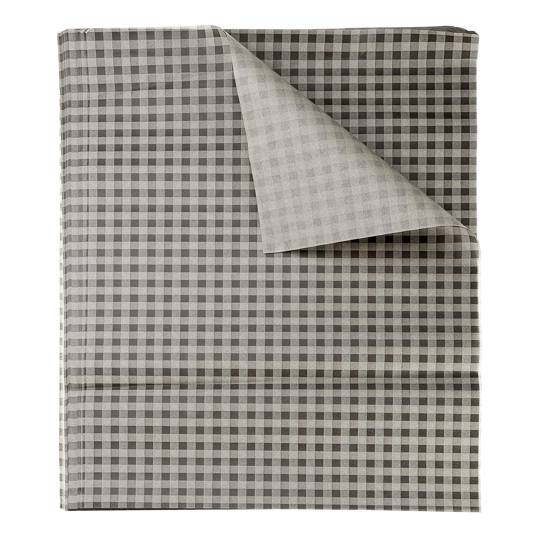 QUARKZMAN 100 Blatt Backpapier 30 x 40cm Karierte Deli Papierblätter Fettdichte Burger Papier Vintag