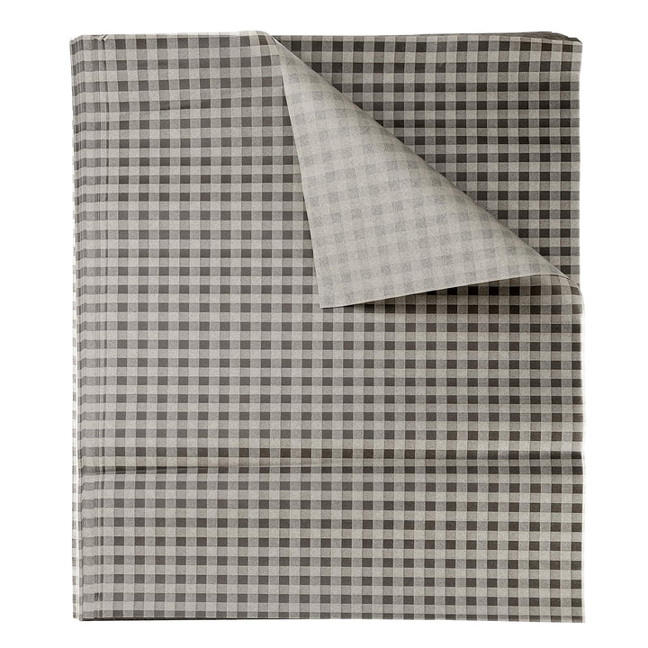 QUARKZMAN 100 Blatt Backpapier 30 x 40cm Karierte Deli Papierblätter Fettdichte Burger Papier Vintag