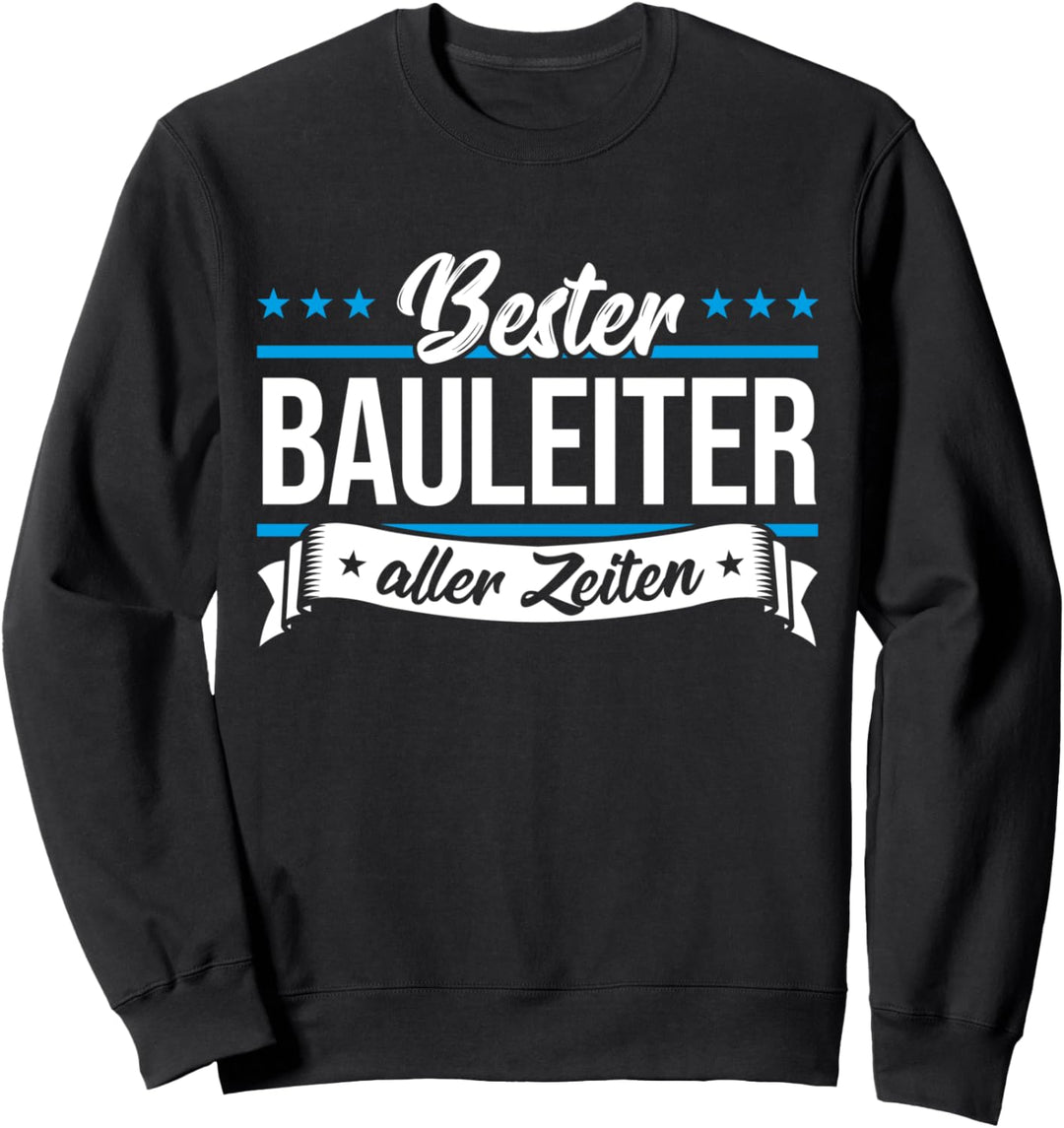 Hausbau Bauleitung Premium Bauleiter Sweatshirt