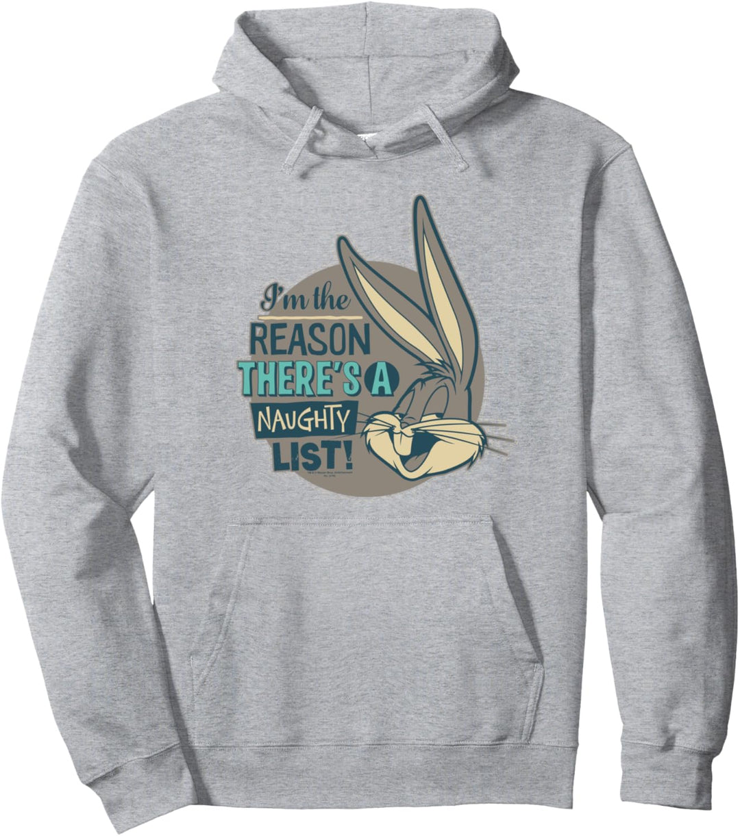 Looney Tunes Bugs Bunny Naughty Christmas Weihnachten Pullover Hoodie
