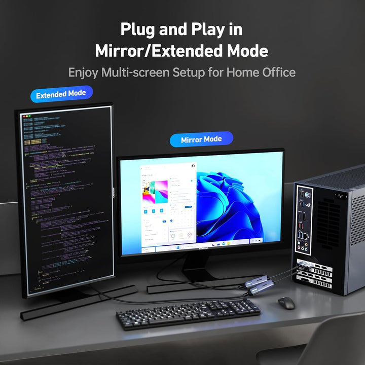 BENFEI 4K DisplayPort auf HDMI 5 Stück, Unidirektional DisplayPort DP Computor zu HDMI Monitor Verbi