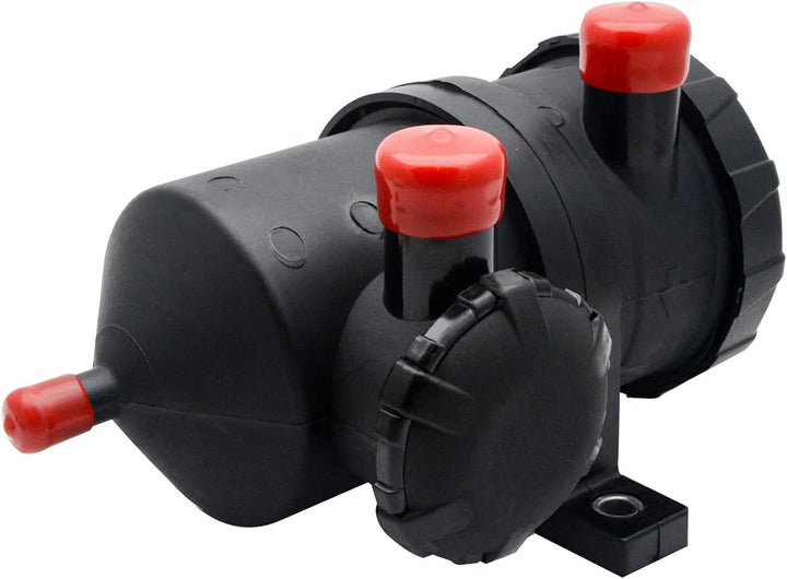 TOTMOX Pro 200 Vent Oil Catch Can Edelstahlfilter für 4WD F0RD R-ANGER M-AZDA T0Y0TA H0LDEN, Schwarz