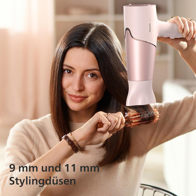 Philips Series 5000 Haartrockner mit ThermoShield Technologie - 2300W, Ionisierungsfunktion, 6 Hitze