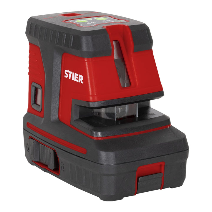 STIER Kreuzlinienlaser 150° x 130° mit 5 Lotpunkten