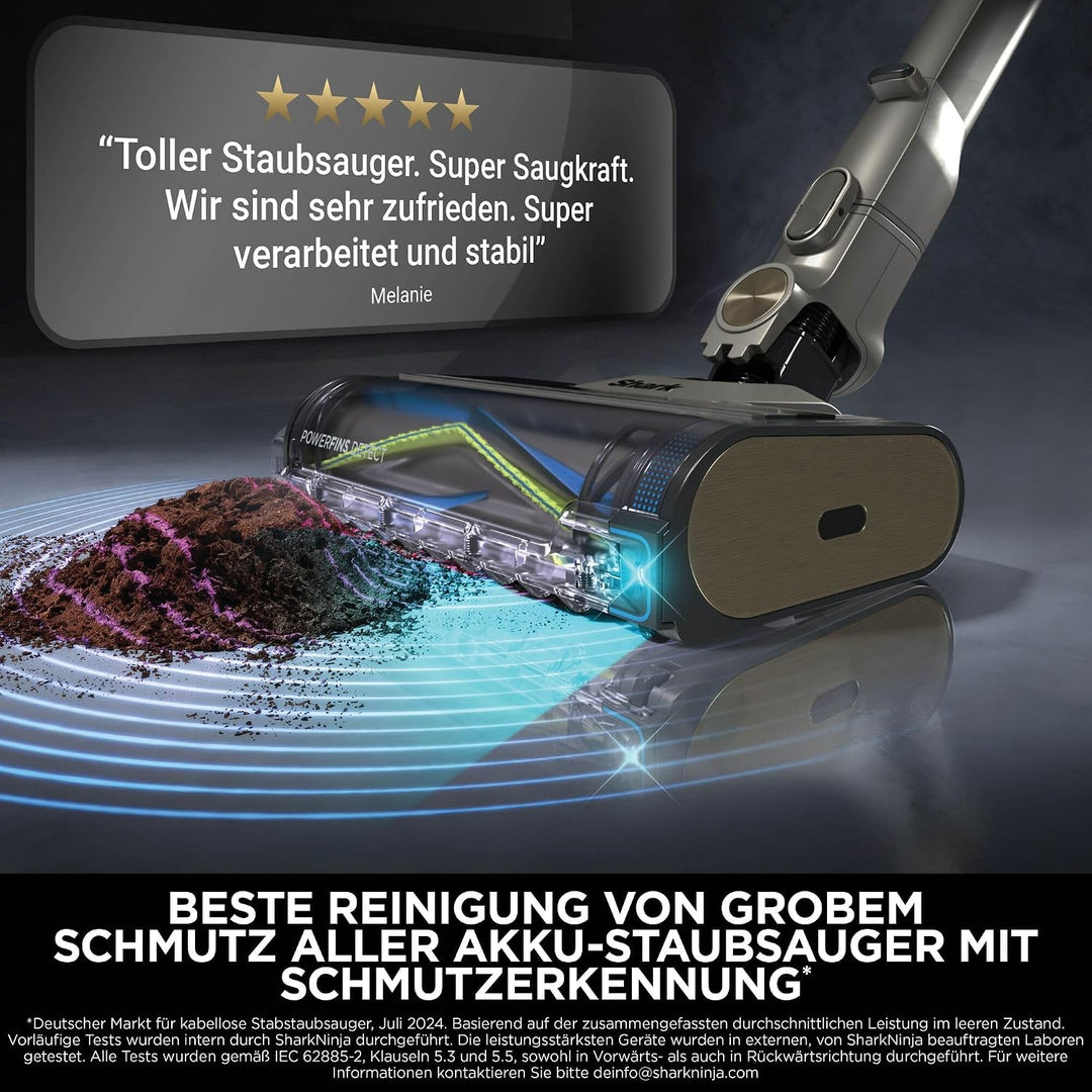 Shark PowerDetect Clean &amp; Empty Akku-Staubsauger, DuoClean Detect, Reverse Clean, 2L-Selbstentleerst