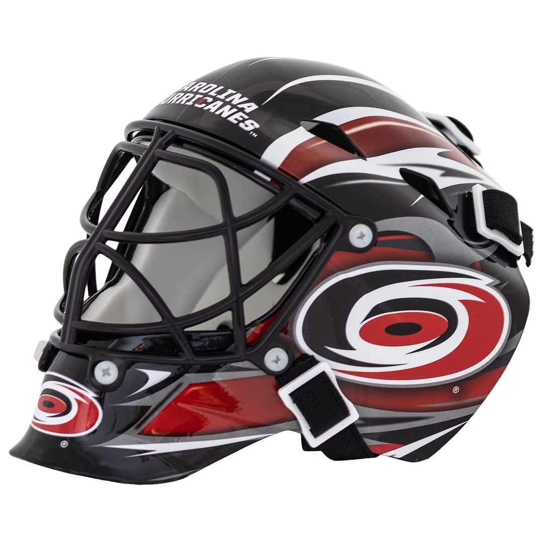 Franklin Sports NHL Team Logo Mini Hockey Goalie Mask with Case - Collectible Goalie Mask with Offic