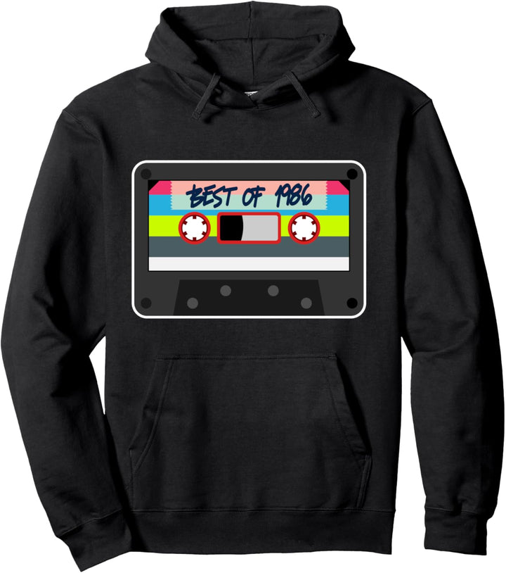 Vintage Best Of 1986 33. Geburtstag Kassette Pullover Hoodie