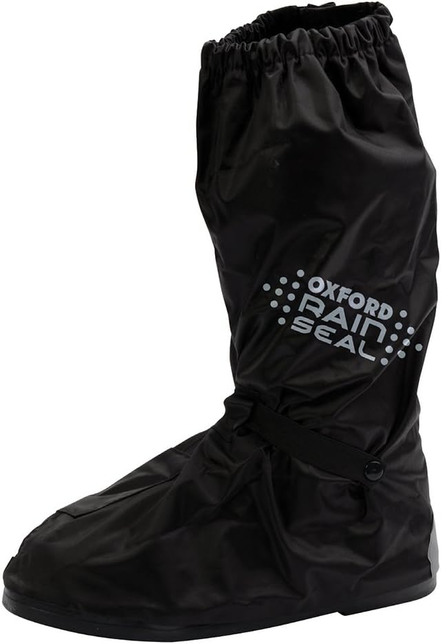 Oxford Rainseal wasserdichte Motorrad Über Stiefel 2XL OBXXL - Schwarz, M