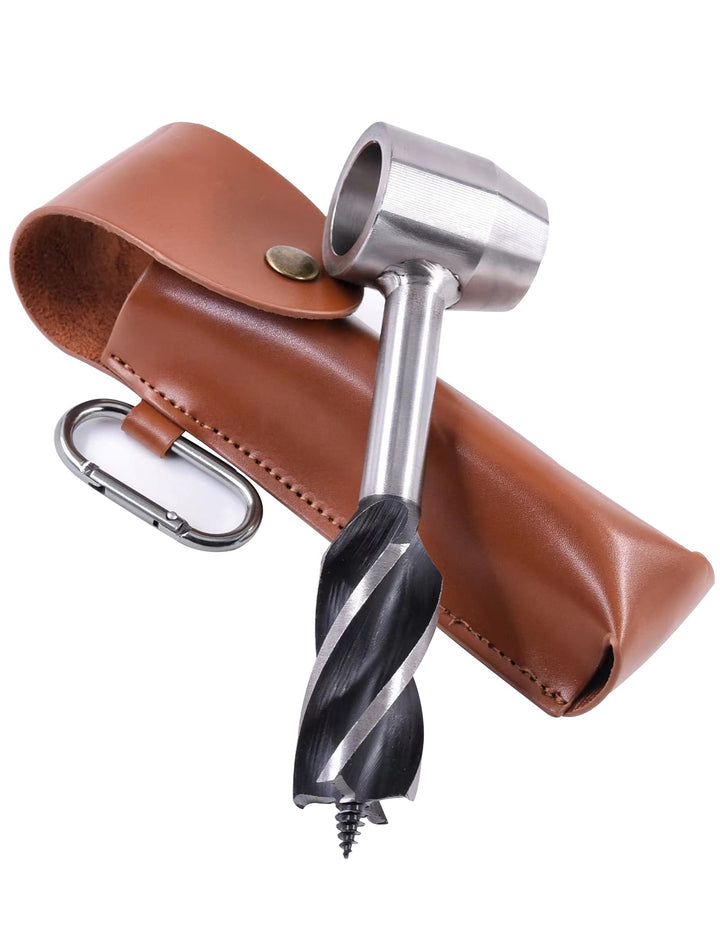 Survival Tool für Bushcraft-Siedler, manueller Bohrerschlüssel, Scotch Eye-Schneckenbohrer und Handl