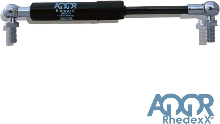 RhedexX® Gasdruckfeder Kugelkopf 350mm/130mm/1.250N - M8 Gewinde Gasfeder Gasdruckdämpfer Kugelgelen