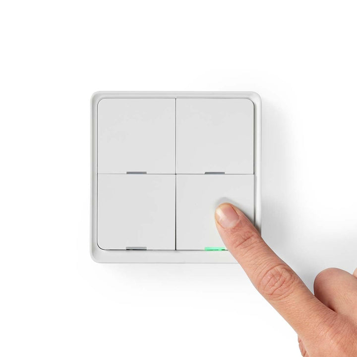 Nedis ZBWS40WT Smartlife WiFi Wandschalter, Weiss