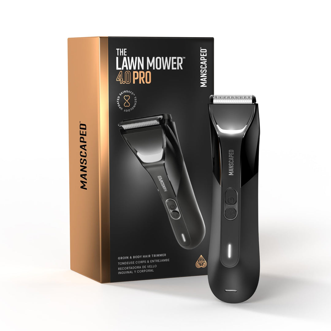 MANSCAPED® The Lawn Mower® 4.0 PRO – Leisten- und Körperhaarschneider, SkinSafe®-Trimmerklinge, wass