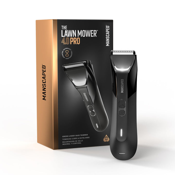 MANSCAPED® The Lawn Mower® 4.0 PRO – Leisten- und Körperhaarschneider, SkinSafe®-Trimmerklinge, wass