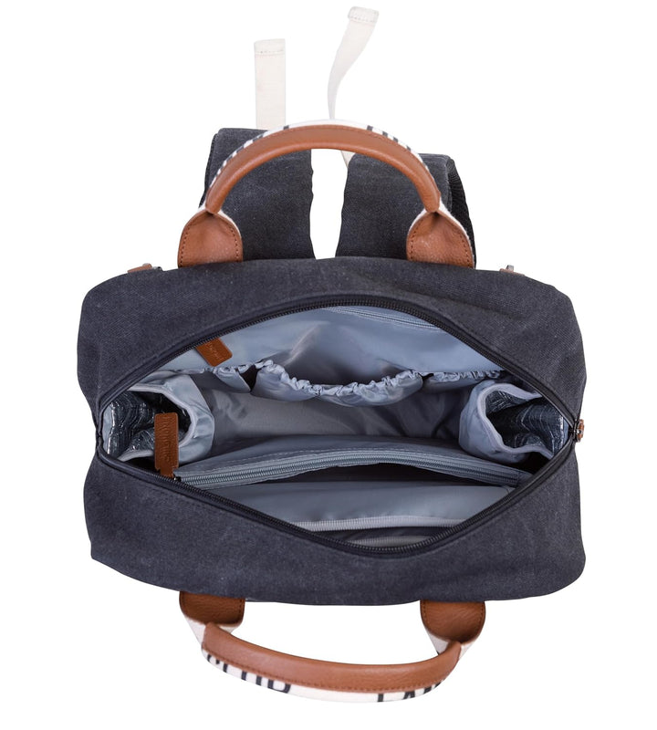 CHILDHOME, Wickelrucksack Family Bag Club, Grosses Fassungsvermögen, Multifunktional, 11 Fächer, Iso