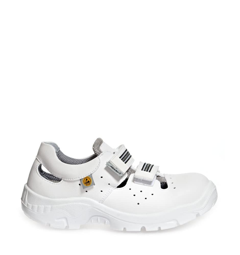 Abeba 2616-36 Anatom Sicherheitsschuhe (Sandalen), weiss, 2616-50 50 EU, 50 EU