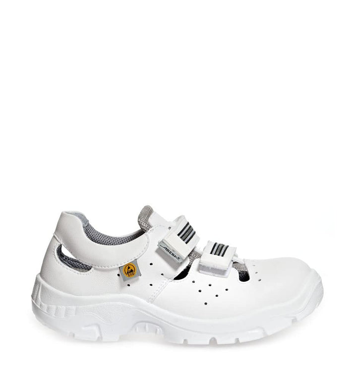 Abeba 2616-36 Anatom Sicherheitsschuhe (Sandalen), weiss, 2616-49 49 EU, 49 EU