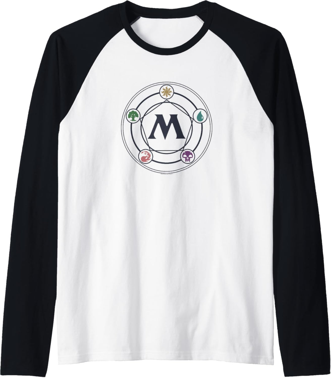 Magic: The Gathering- Mana Pentagon Raglan
