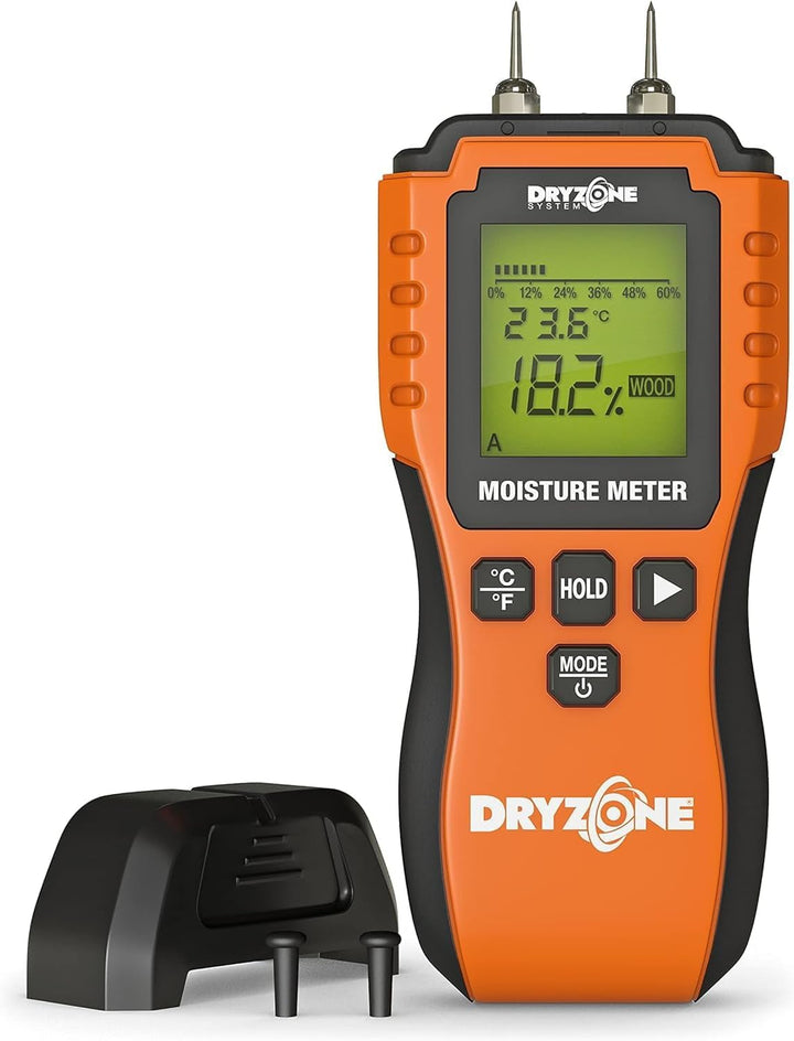 Dryzone Feuchtemessgerät - Feuchtigkeitsmessgerät Wand, Holz, Mauerwerk und andere Baumaterialien -