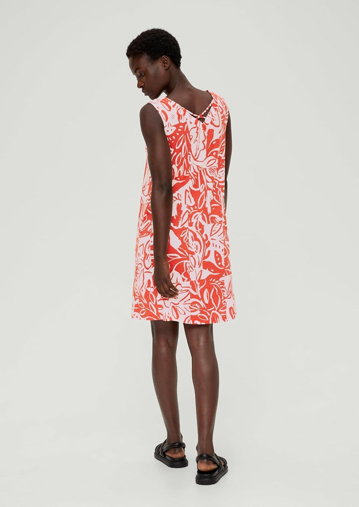 s.Oliver Damen Kleid kurz 32 Orange 2550, 32 Orange 2550