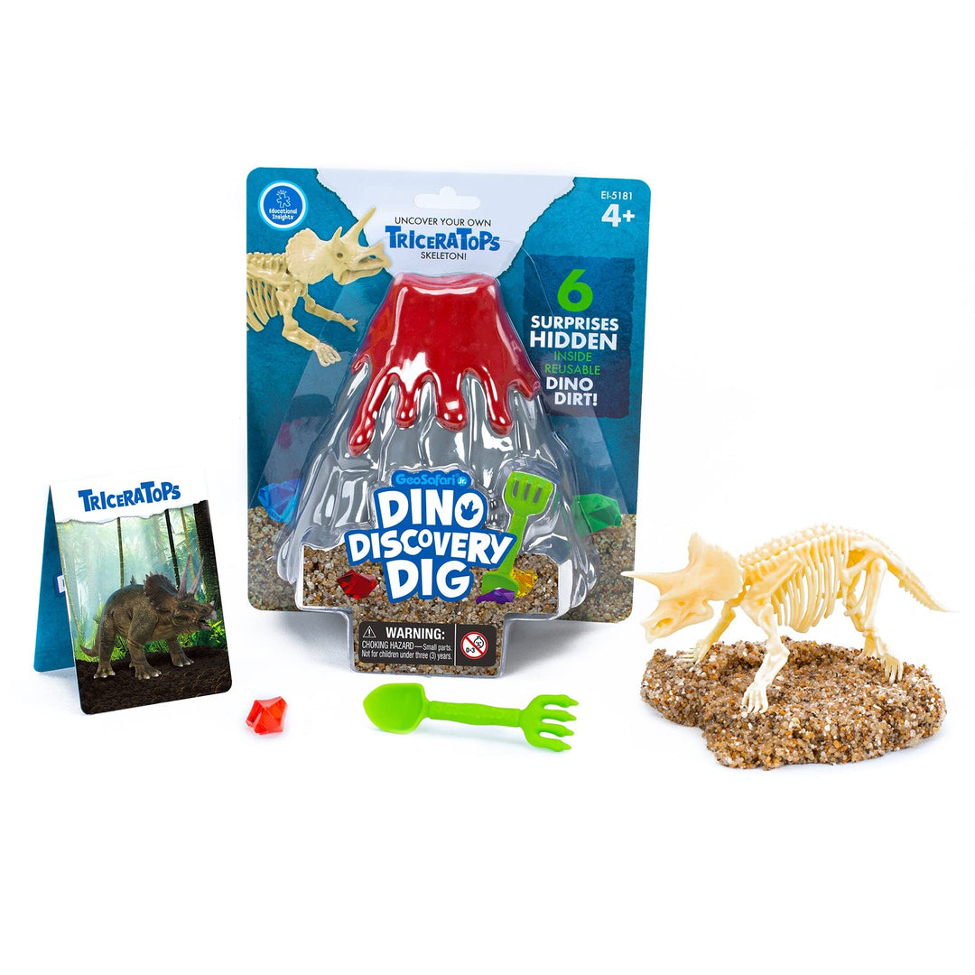 Learning Resources GeoSafari Jr. Dino-Ausgrabungen Triceratops, ab 4 Jahren