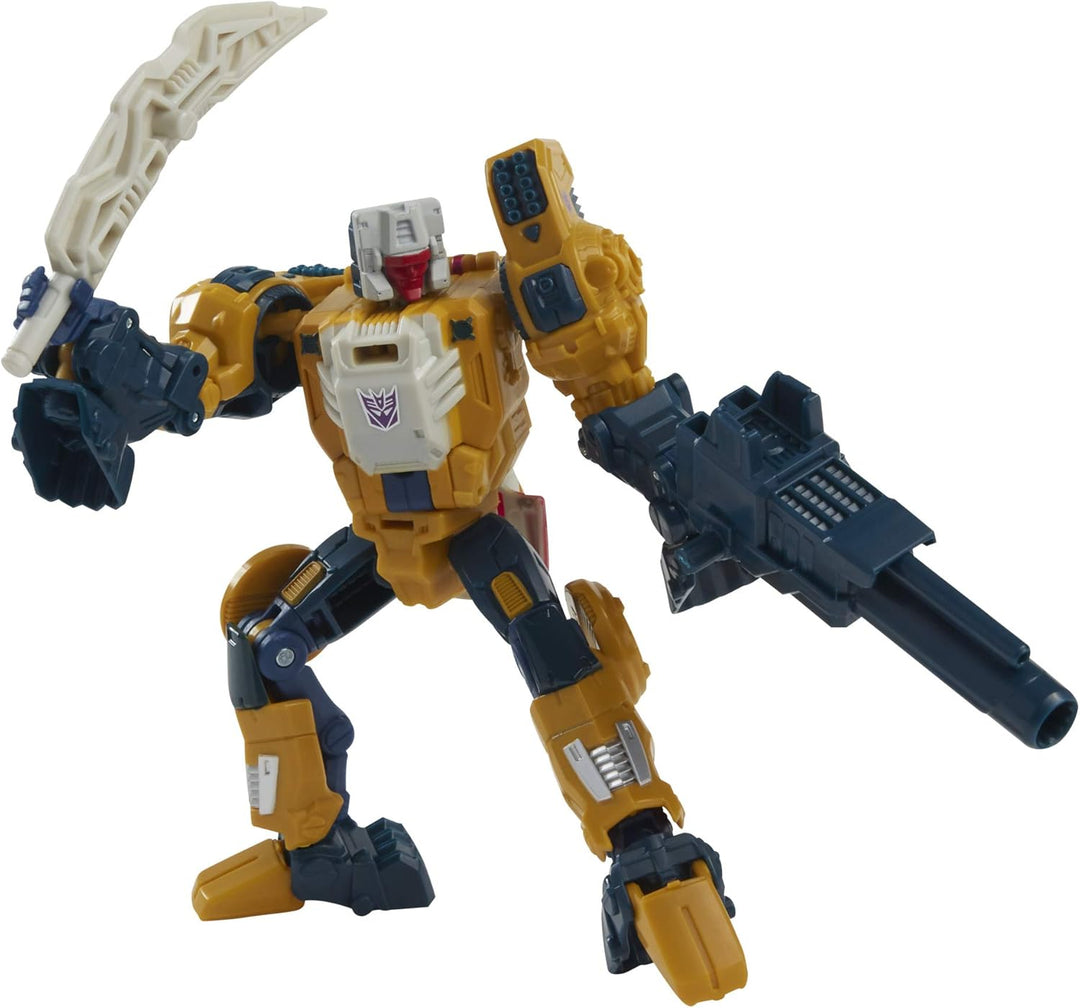 Transformers Moderne Figur 2021 in Retro Verpackung Decepticon Headmaster Weirdwolf mit Monxo