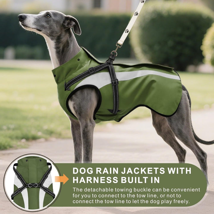 Hund Regenmantel wasserdichte Regenmäntel für Hunde Regenjacken mit Kapuze Haustier Regen Poncho Man