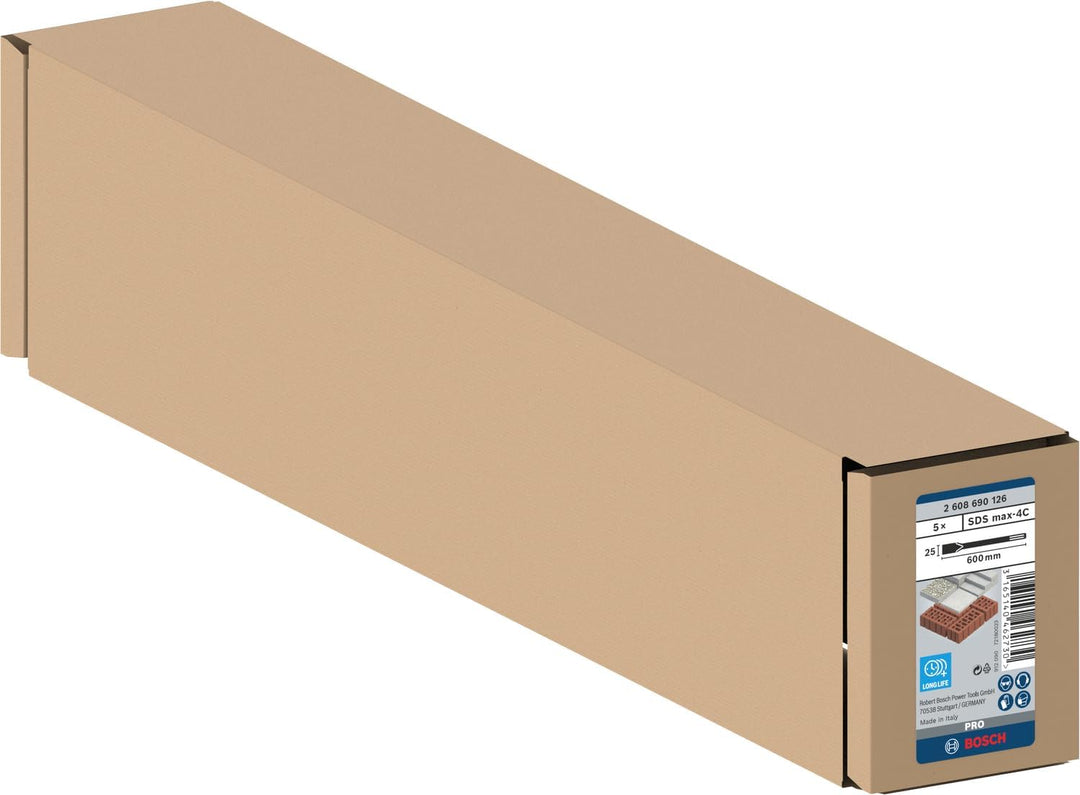 Bosch Professional Flachmeissel SDS-max, Länge 600 mm, Flach